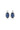 AURORA AUSTRALIS EARRINGS SILVER/SAPPHIRE