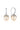 PALM COVE PINK FRESHWATER PEARL EARRINGS SILVER