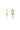 BABY BAGUETTE HOOP GOLD