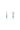 BABY BAGUETTE HOOP SILVER GREEN