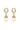 GEORGINI WISTERIA CREATED OPAL AND PEARL CASCADE EARRINGS GOLD