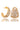 SYDNEY SOIRÉE ROSE BAY EARRINGS GOLD