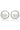 CHIC NOEL TOI ET MOI CIRCLE EARRINGS SILVER