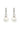 ADAGIO EFFORTLESS GLOW BAR DANGLE PEARL EARRINGS SILVER