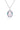 GEORGINI WISTERIA CREATED OPAL FLORIBUNDA PENDANT SILVER