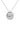 GEORGINI MIDNIGHT VELVET LIMITED EDITION SELENE TWO-TONE MOONLIGHT OVAL PENDANT