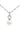 ADAGIO PEARL DUO PENDANT SILVER