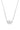 ADAGIO CRESCENT NINE-2-FIVE PEARL NECKLACE SILVER