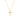ROCK STAR CROSS GOLD PENDANT