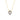 REFLECTION OVAL PENDANT GOLD & BLACK ENAMEL