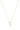 LUXURY LETTERS A INITIAL PENDANT GOLD