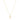 LUXURY LETTERS E INITIAL PENDANT GOLD