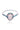 GEORGINI WISTERIA CREATED OPAL FLORIBUNDA RING SILVER