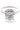 SYDNEY SOIRÉE ELAINE CUSHION CUT RING SILVER